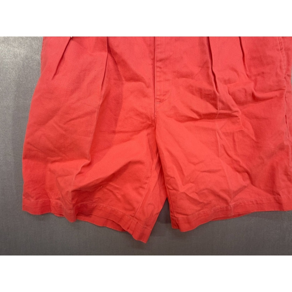 Vintage NWT Polo Ralph Lauren Red Chino Shorts "The Tyler" Size 33 - Picture 6 of 11